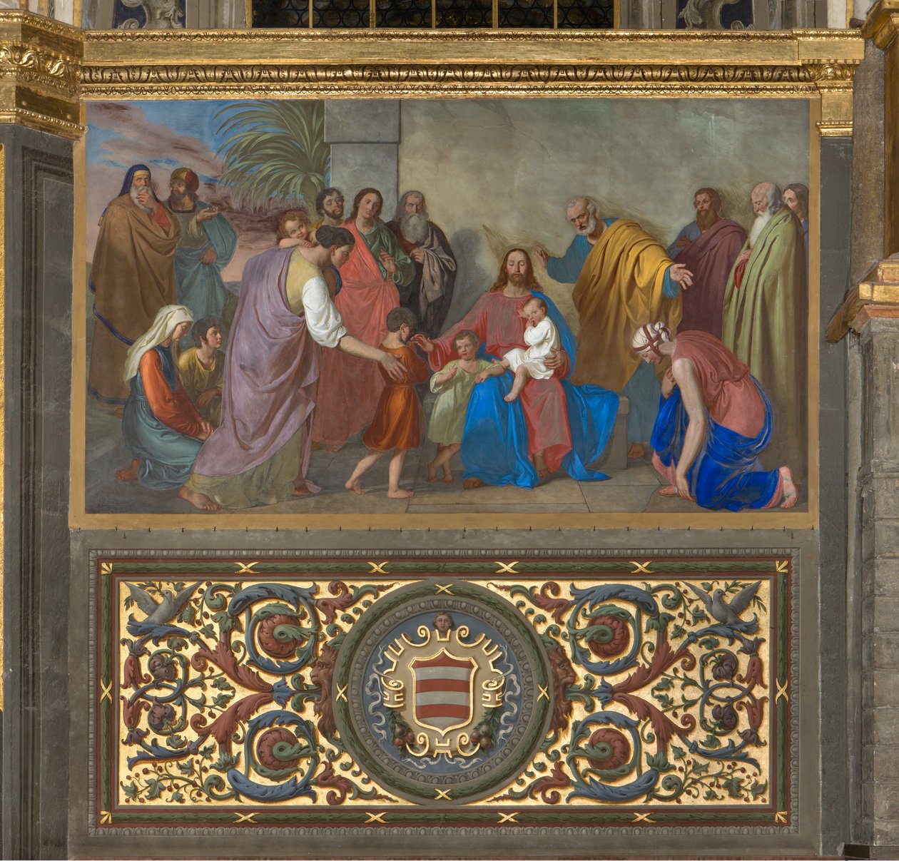 Presbyterio, Giueppe Diotti, Sinite parvulos 1833 tekijältä Giuseppe Diotti