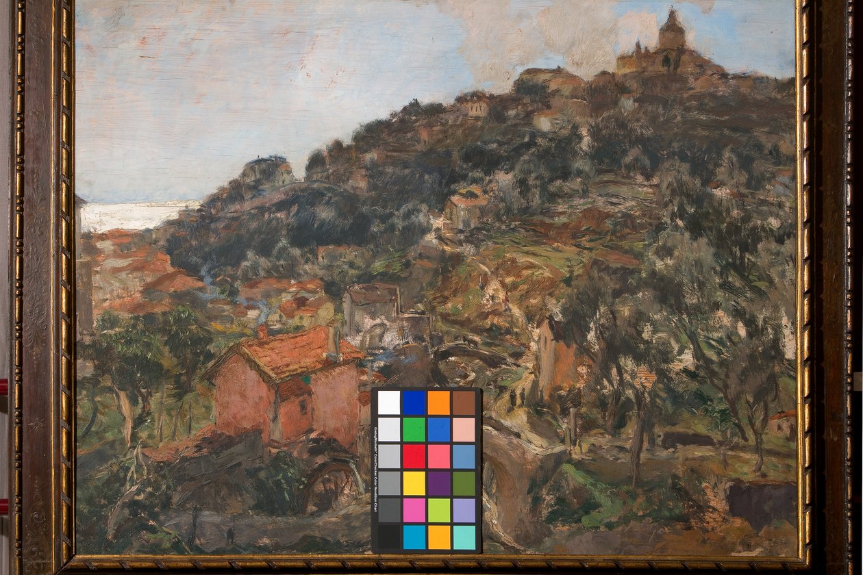Sanremo (öljy vanerille) tekijältä Giuseppe Graziosi