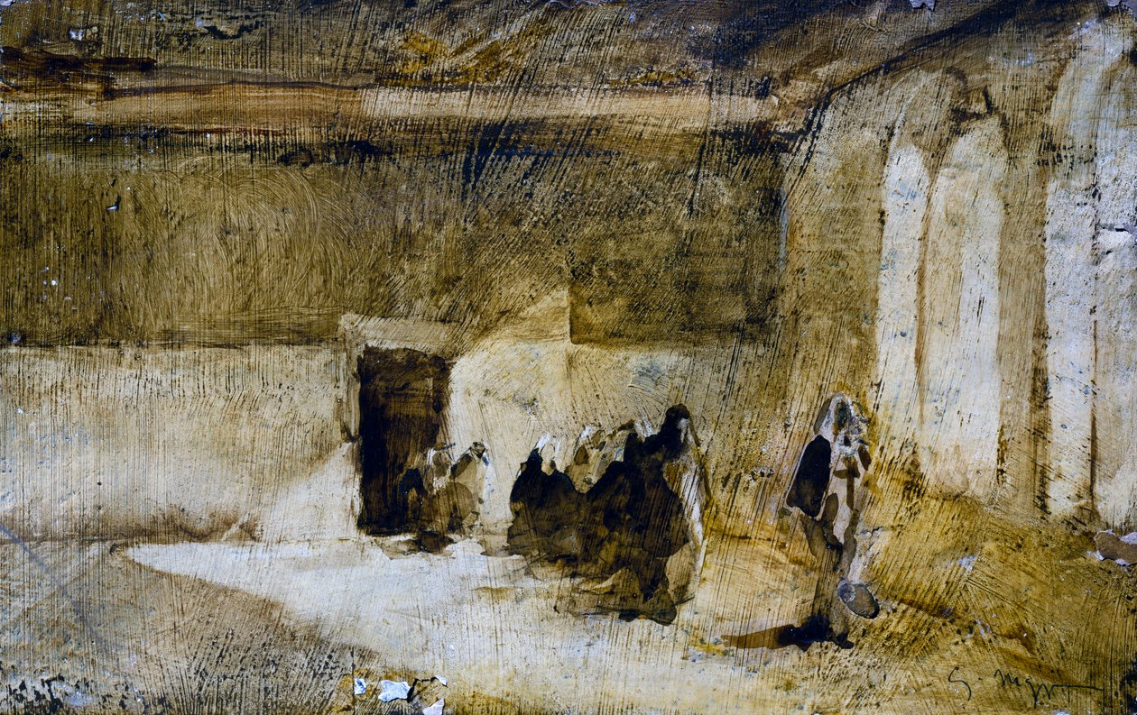 Aikakauden olohuone, 1900-luku (öljy pahville) tekijältä Giuseppe Maggi