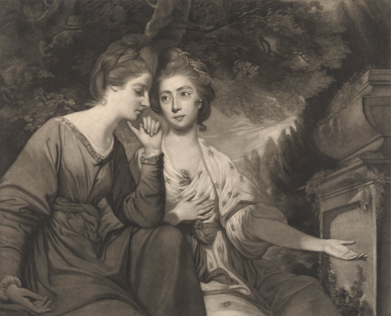 Rouva Harriet Bouverie ja rouva Frances Ann Crewe tekijältä Giuseppe Marchi