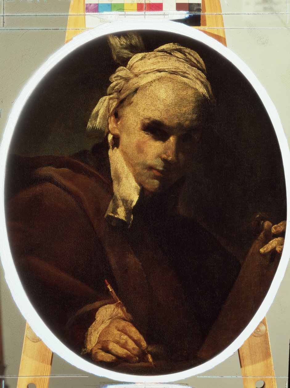""Omamuotokuva"" (Omamuotokuva) Giuseppe Maria Crespin (1665-1747) maalaus noin 1700 Pushkin-museo, Moskova tekijältä Giuseppe Maria Crespi