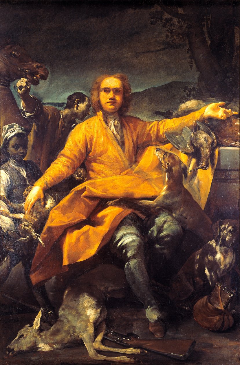 Metsästäjän muotokuva, Giuseppe Maria Crespi (1665-1747) tekijältä Giuseppe Maria (1665 1747) Crespi