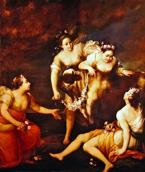 Eurooppa ja härkä (öljy kankaalle) tekijältä Giuseppe Maria Crespi