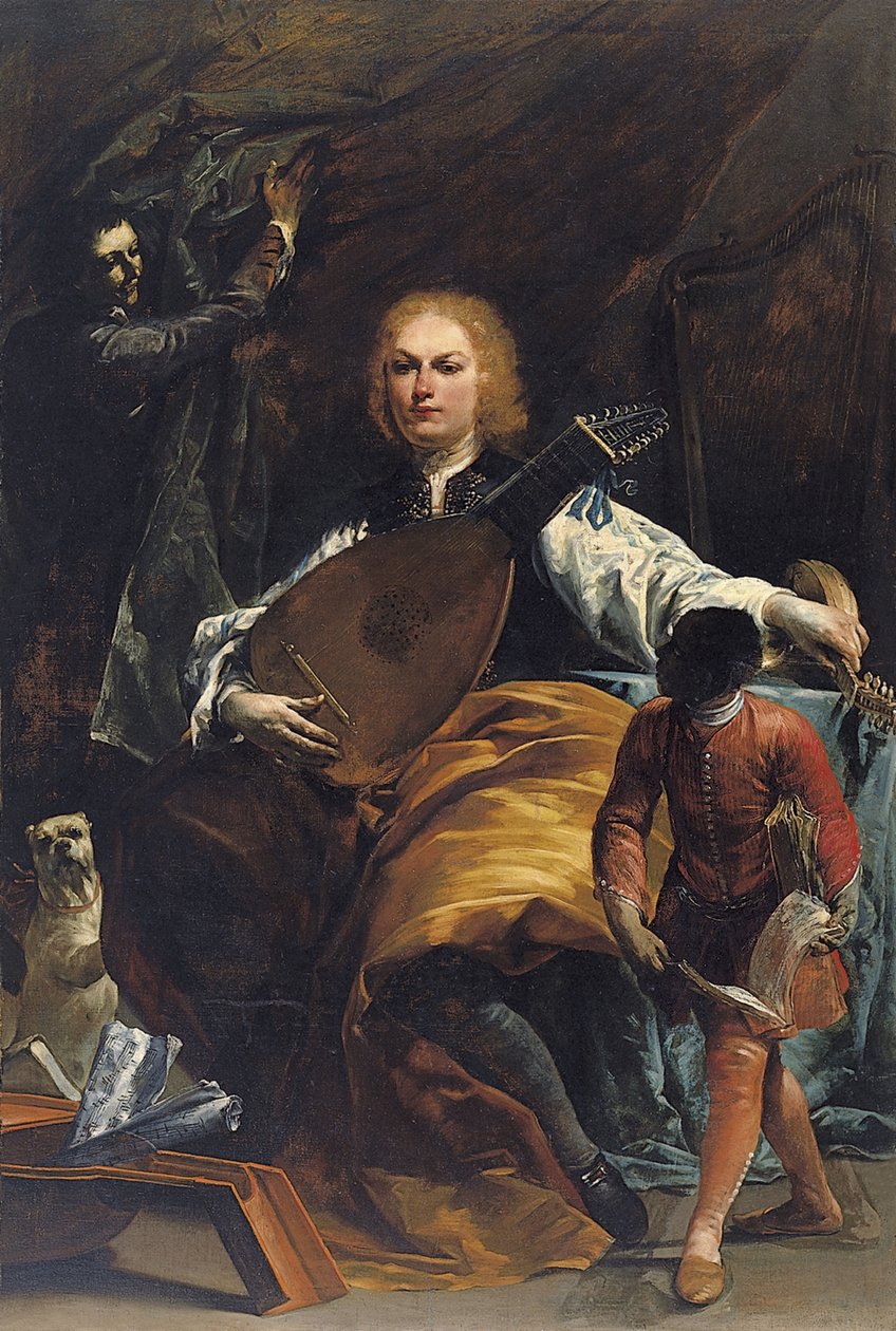 Kreivi Fulvio Gratin muotokuva tekijältä Giuseppe Maria Crespi