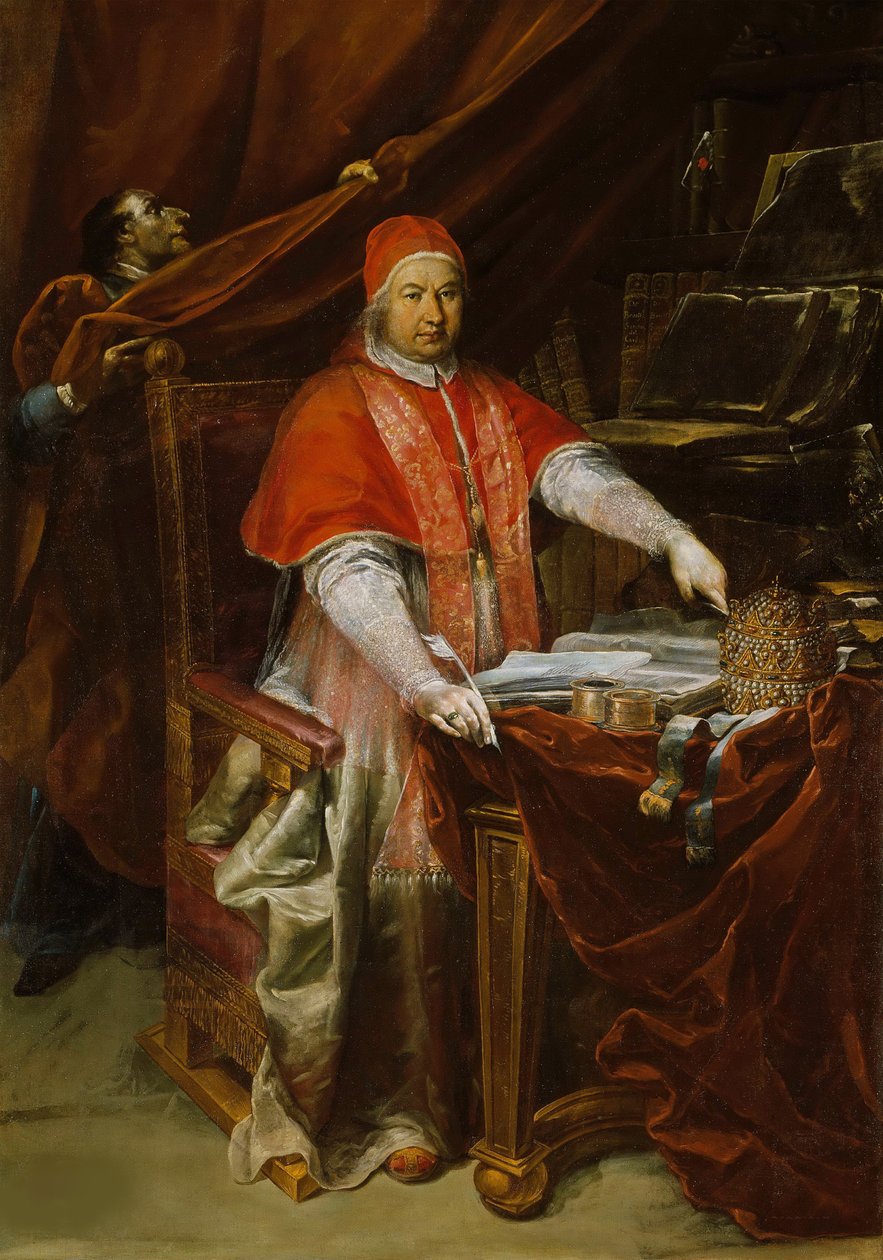 Paavi Benedictus XIV:n muotokuva 1675-1758, 1740. tekijältä Giuseppe Maria Crespi