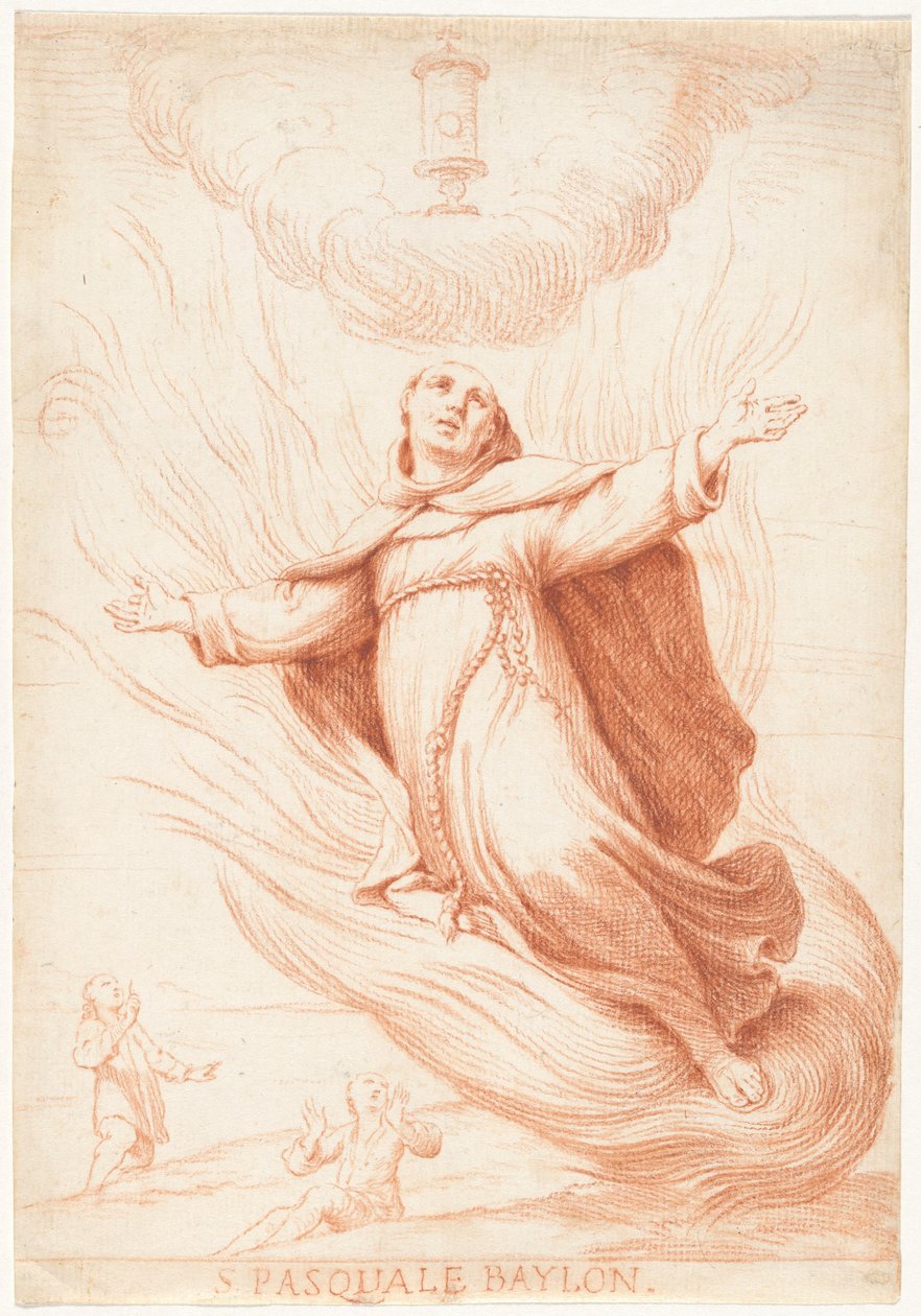 Der heilige Paschal Baylon in Ekstase tekijältä Giuseppe Maria Crespi