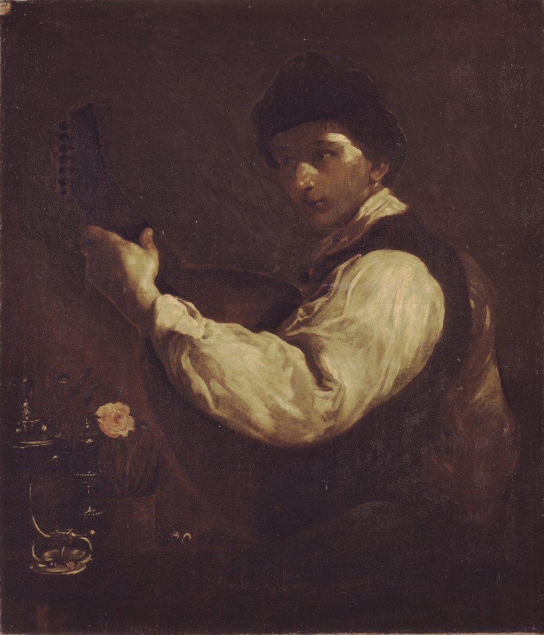 Luutonsoittaja tekijältä Giuseppe Maria Crespi