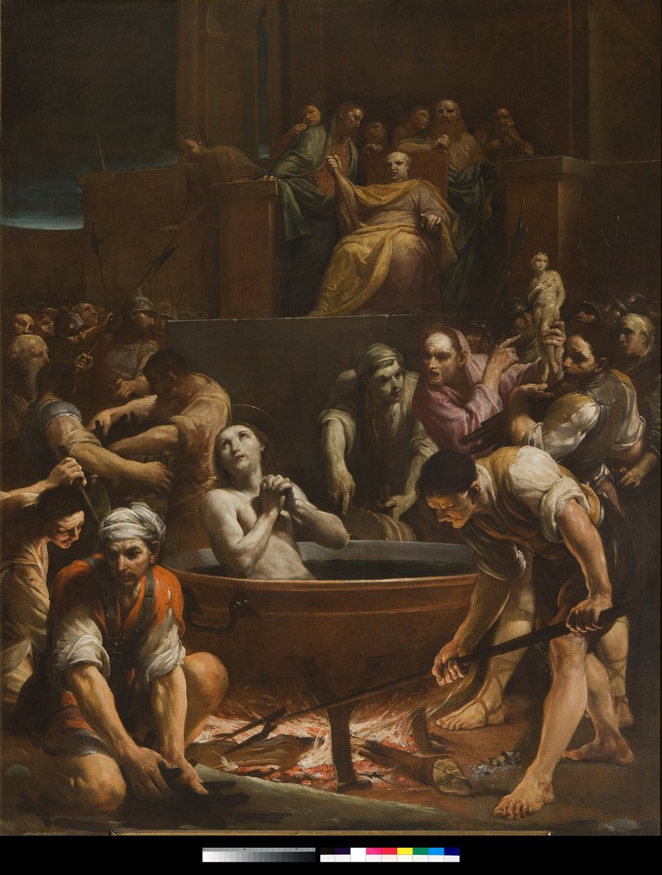 Pyhän evankelista Johannes marttyyrikuolema, noin 1715 tekijältä Giuseppe Maria Crespi