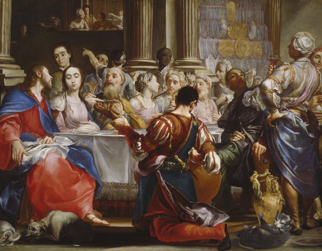 Häät Canassa, noin 1686 tekijältä Giuseppe Maria Crespi