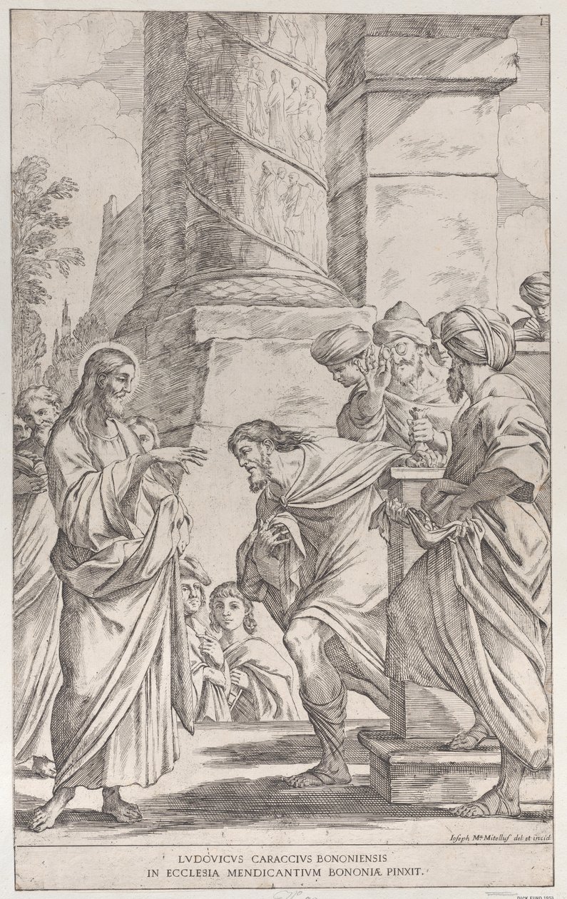 Levy 1: Pyhän Matteuksen kutsumus, 1678. tekijältä Giuseppe Maria Mitelli