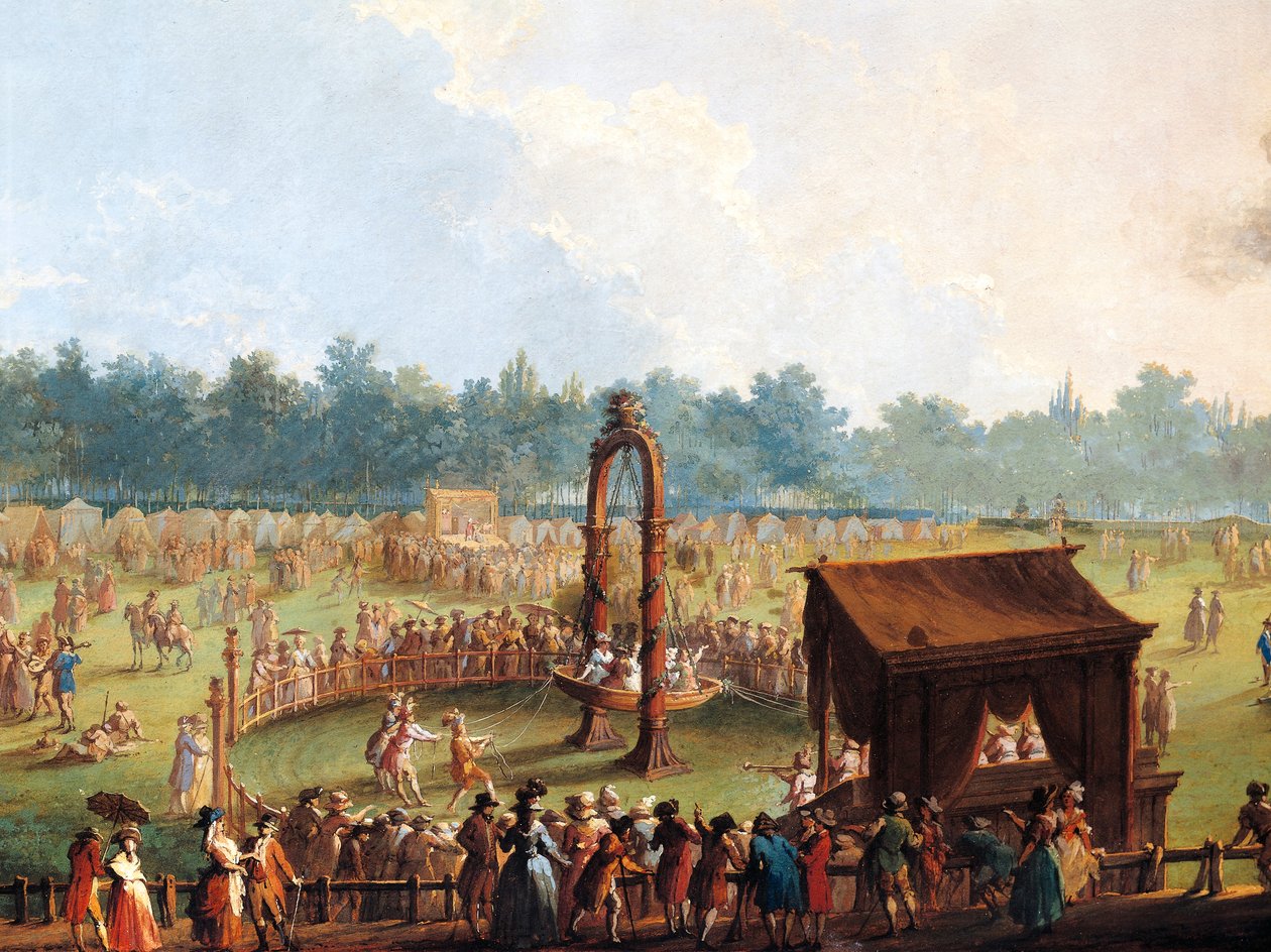 Juhla Cascinessa Ferdinand III:n kunniaksi, Pelit Great Oakin niityllä tekijältä Giuseppe Maria Terreni