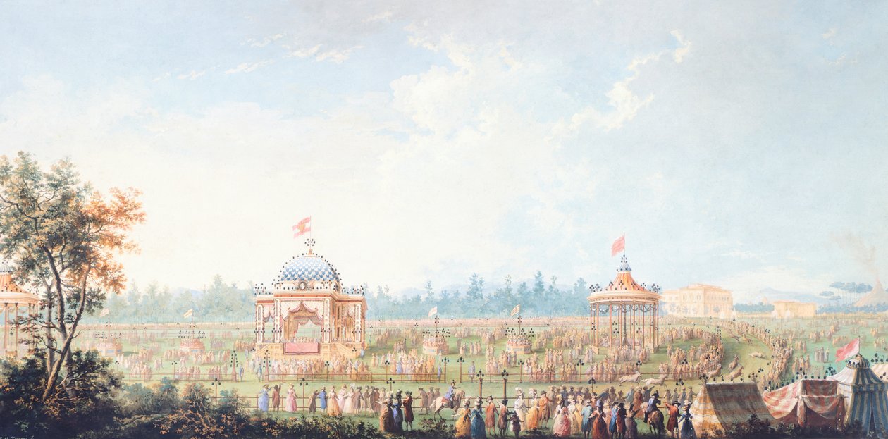 Kisa Cascinessa, kirjoittanut Giuseppe Maria Terreni (1739-1811), Italia tekijältä Giuseppe Maria Terreni