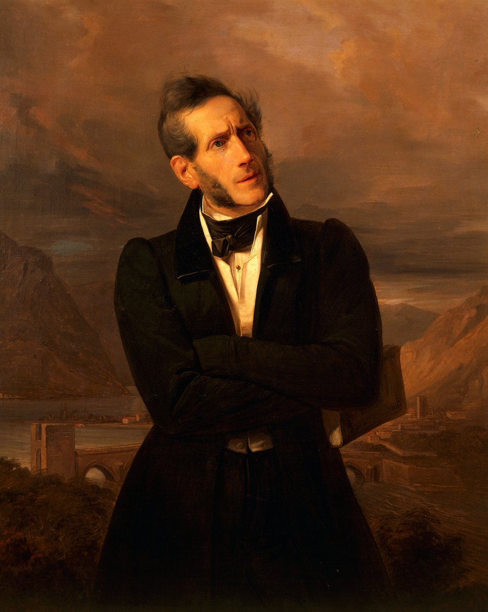 Muotokuva Alessandro Manzonista (Milano tekijältä Giuseppe Molteni