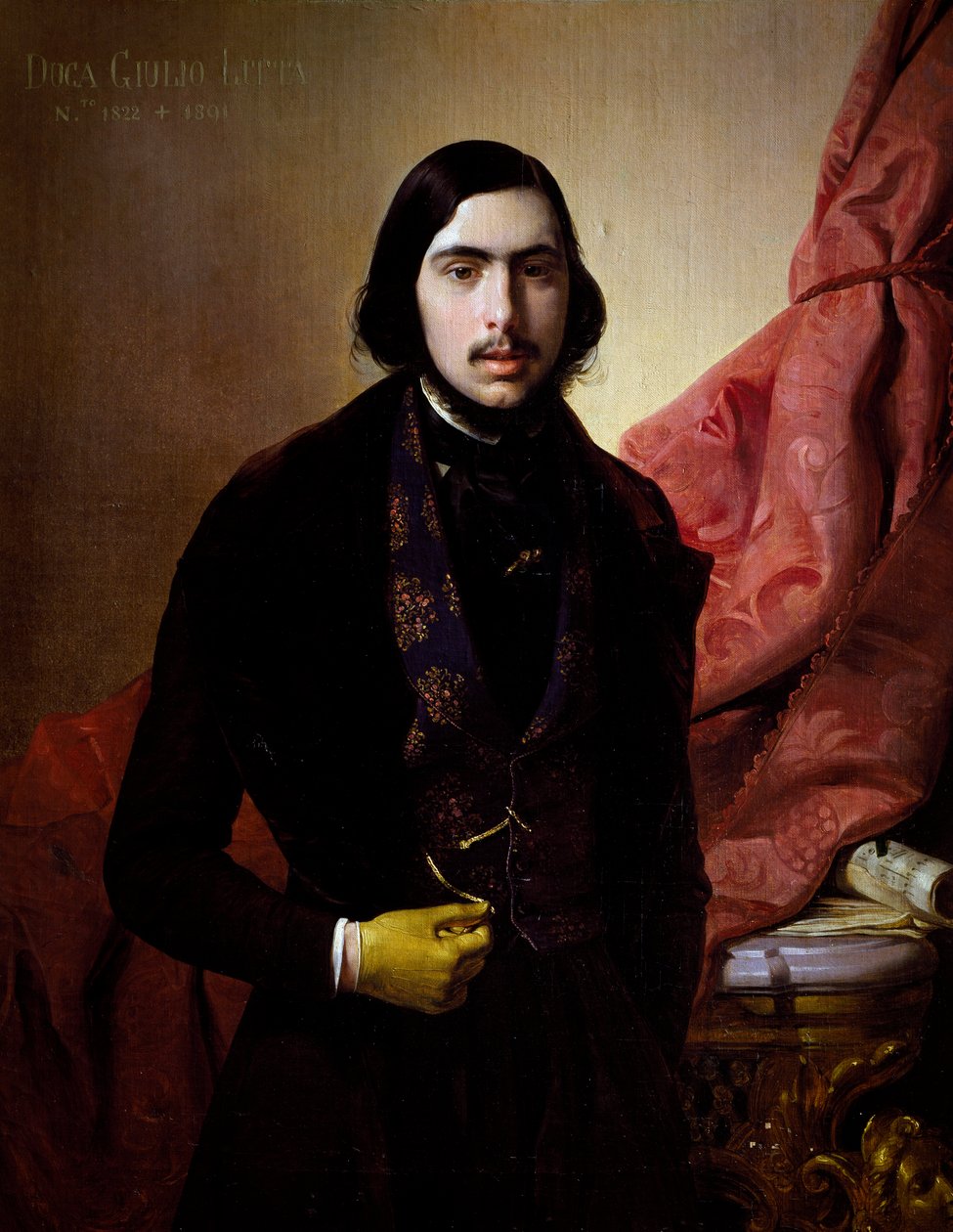 Giulio Littan muotokuva (Milano tekijältä Giuseppe Molteni