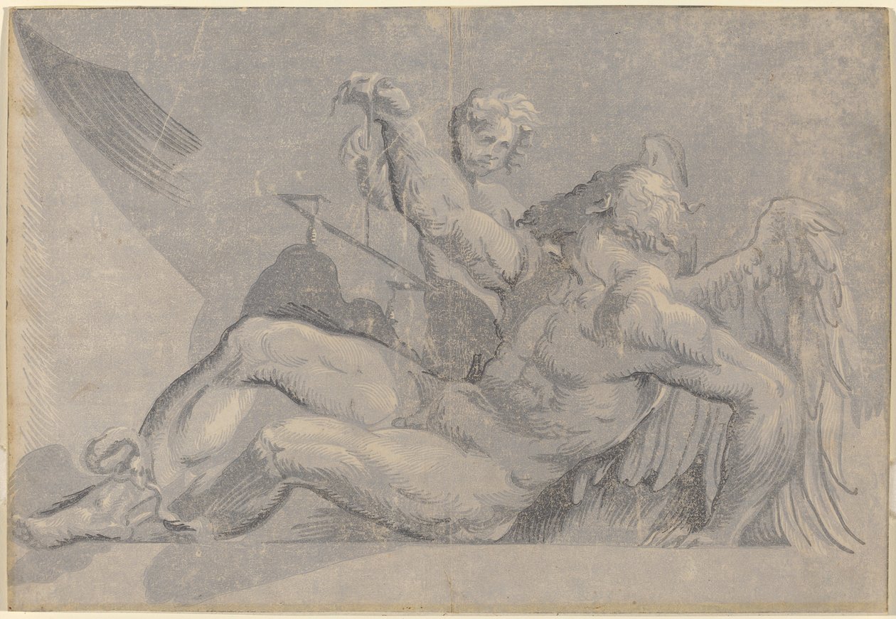 Saturnus tekijältä Giuseppe Nicolo Vicentino, after Giovanni Antonio Pordenone
