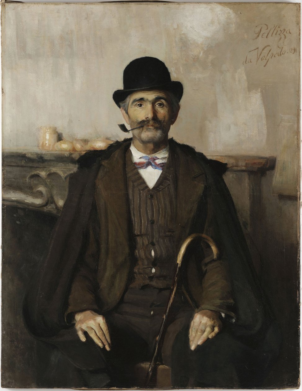Välittäjä, 1891. tekijältä Giuseppe Pellizza da Volpedo