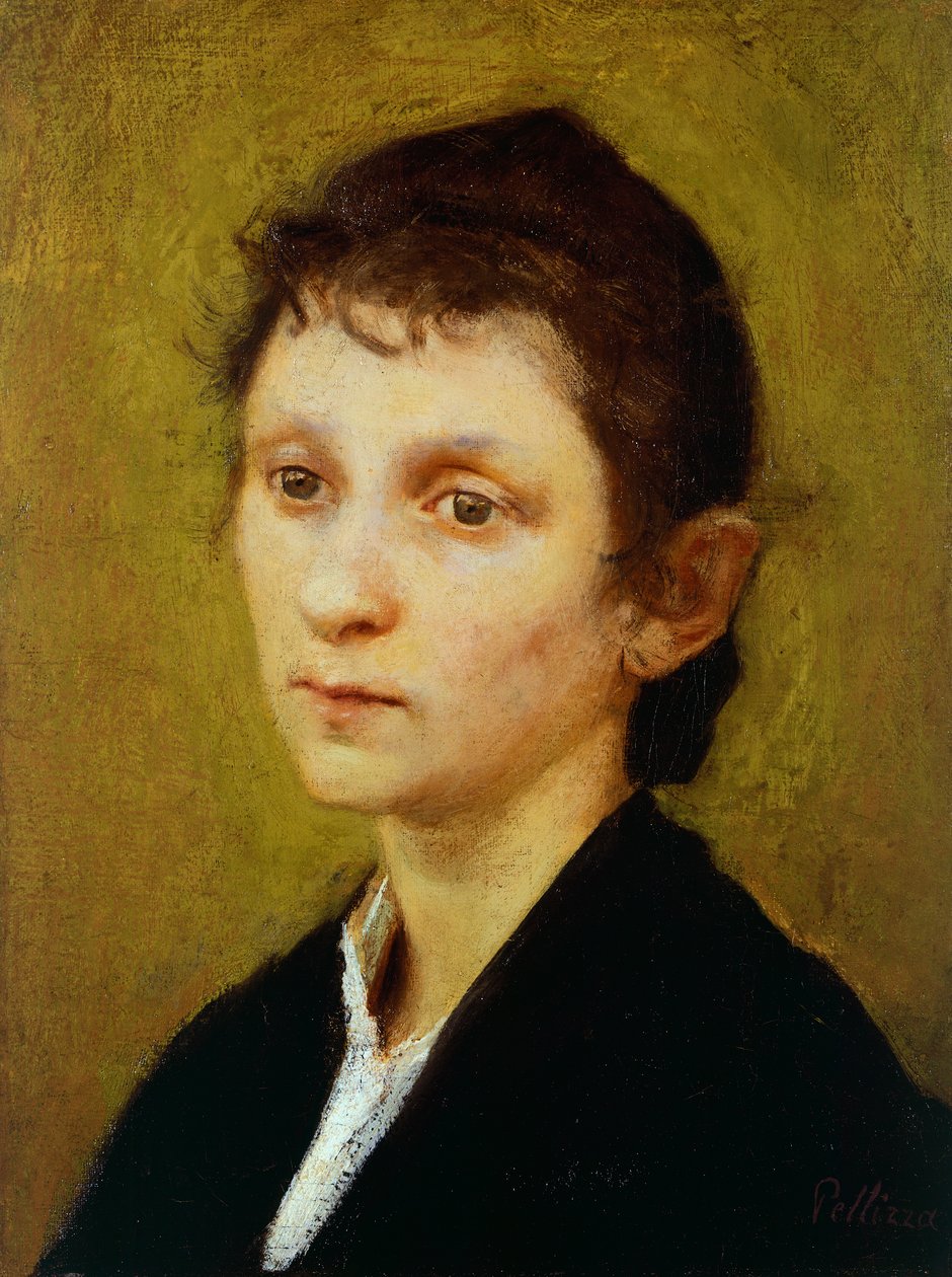 Nuoren naisen muotokuva (Palmira) tekijältä Giuseppe Pellizza da Volpedo