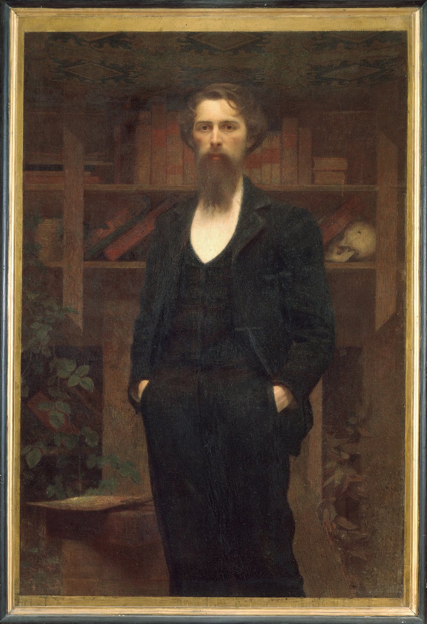 Omakuva - Giuseppe Pellizza da Volpedo (1868-1907). Öljy kankaalle tekijältä Giuseppe Pellizza da Volpedo
