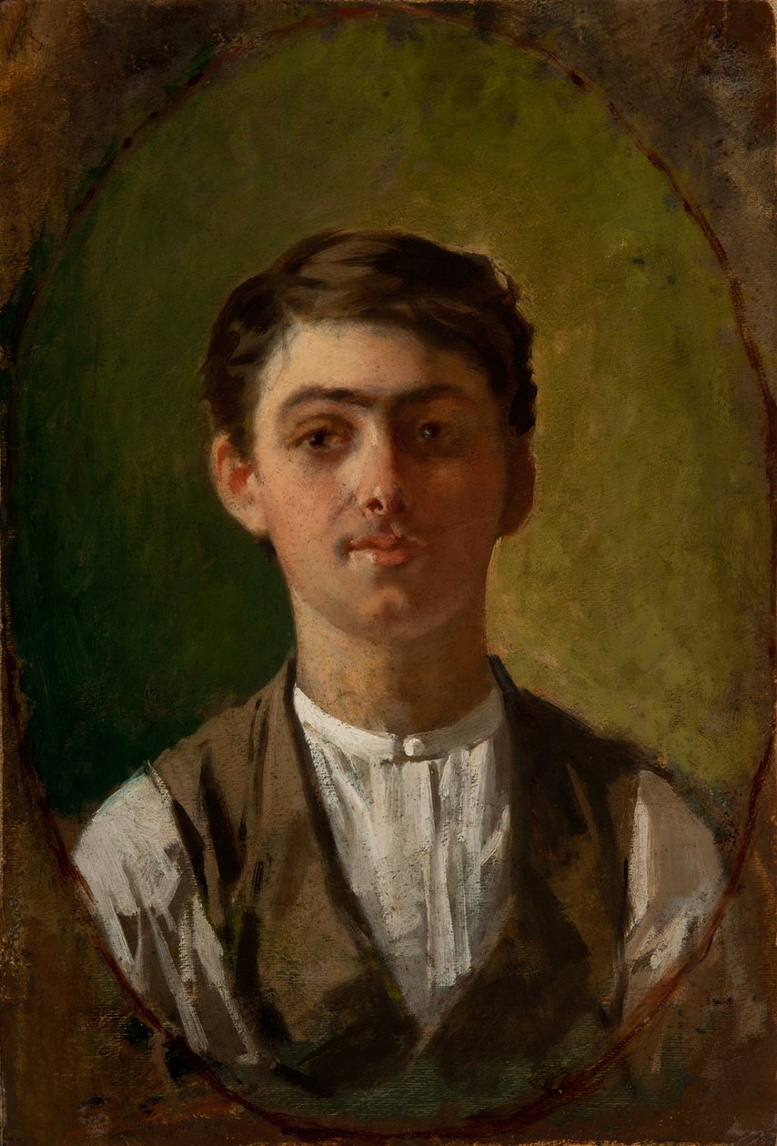 Omakuva, 1885-1886. tekijältä Giuseppe Pellizza da Volpedo