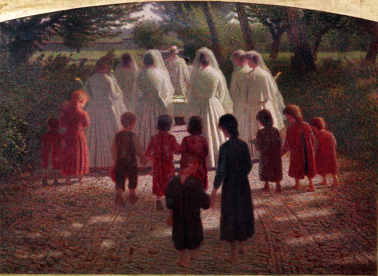 Kuollut lapsi, 1896-1902 tekijältä Giuseppe Pellizza da Volpedo