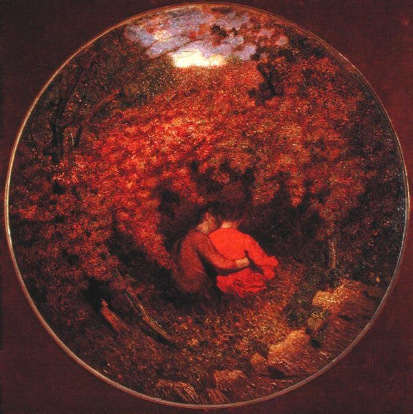 Elämän rakkaus, 1901 tekijältä Giuseppe Pellizza da Volpedo