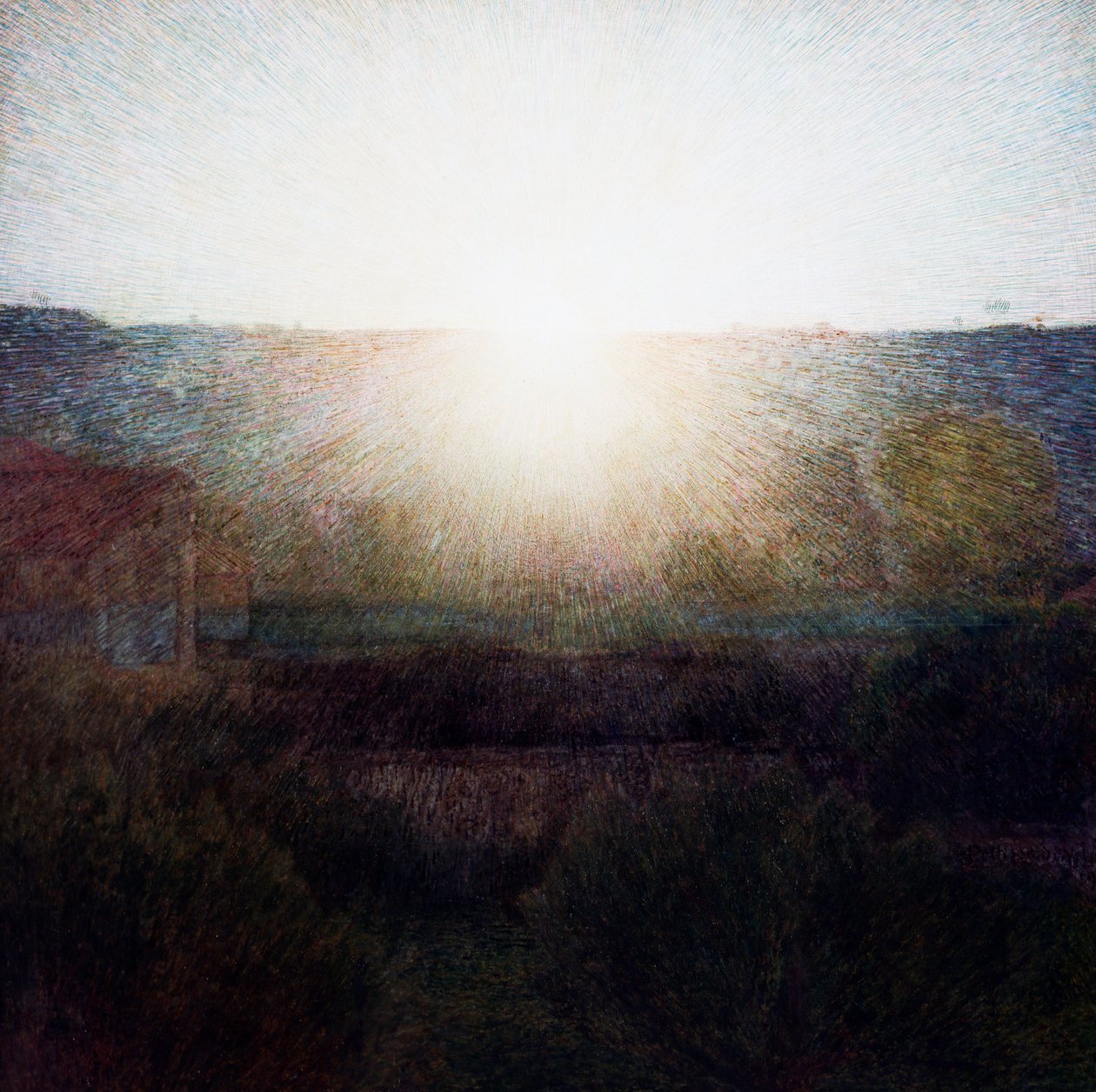 Aurinko tekijältä Giuseppe Pellizza da Volpedo