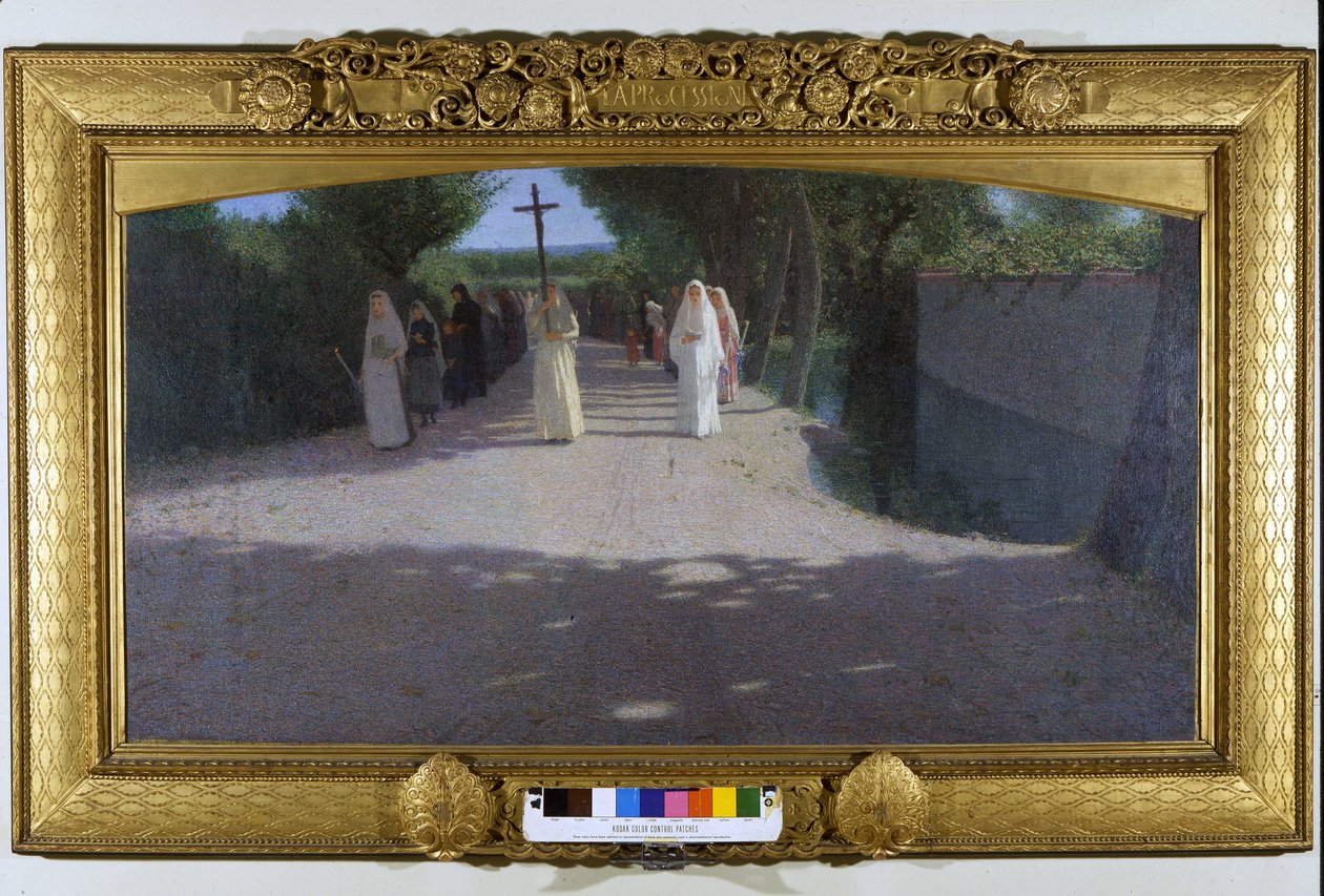 Kulkue. Giovanni Pellizza da Volpedon (1868-1907) maalaus tekijältä Giuseppe Pellizza da Volpedo