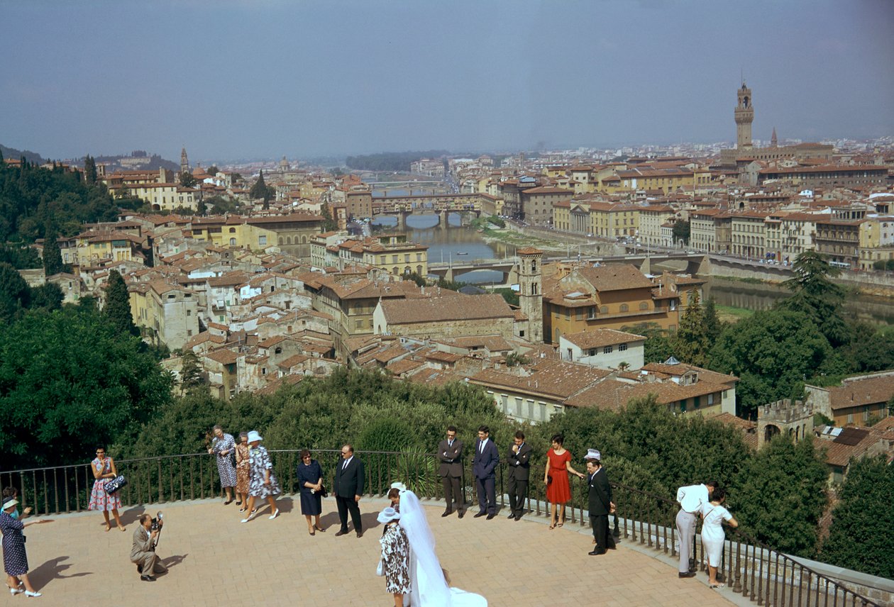 Firenze Piazza Michelangelolta tekijältä Giuseppe Poggi