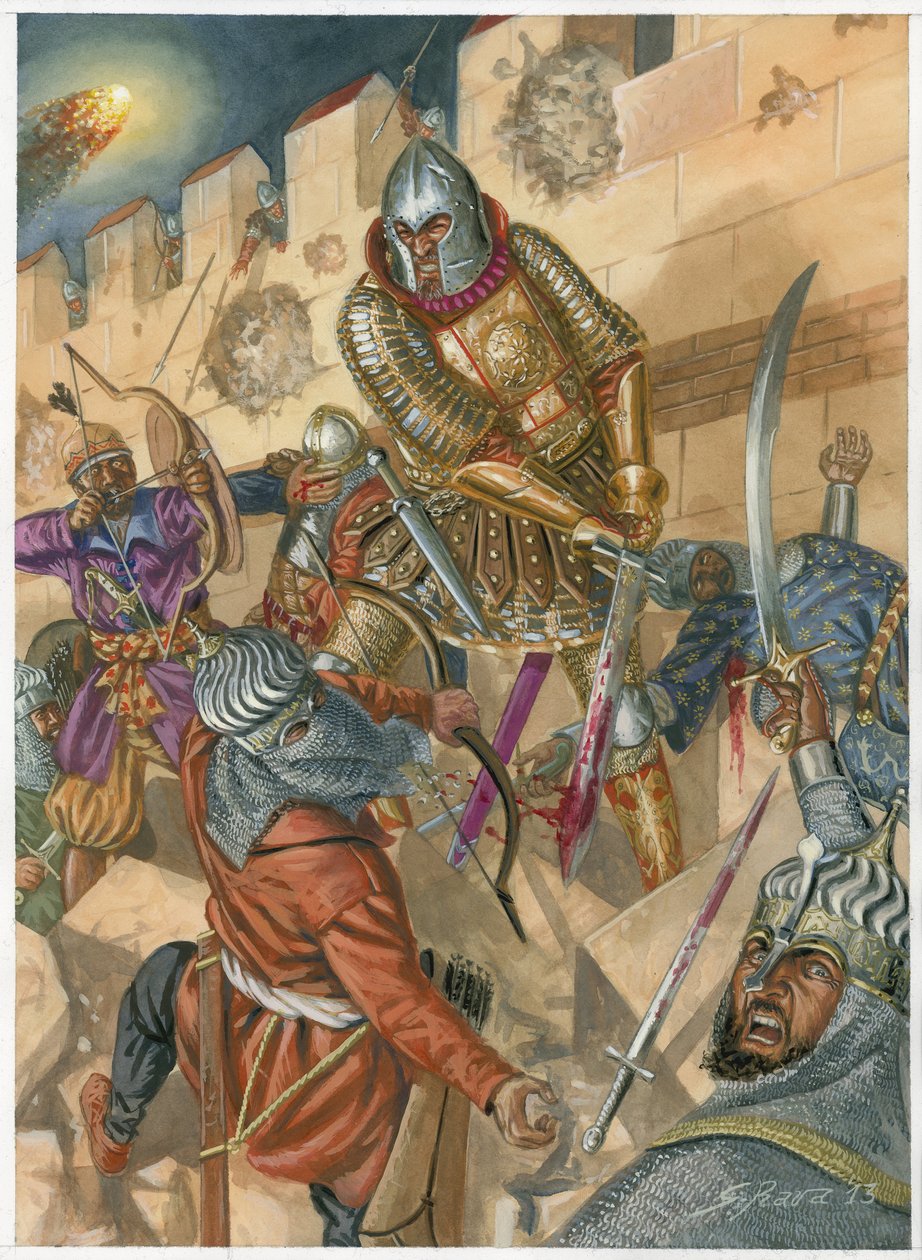 Konstantinus XI Palaiologoksen kuolema ja Konstantinopolin kukistuminen tekijältä Giuseppe Rava
