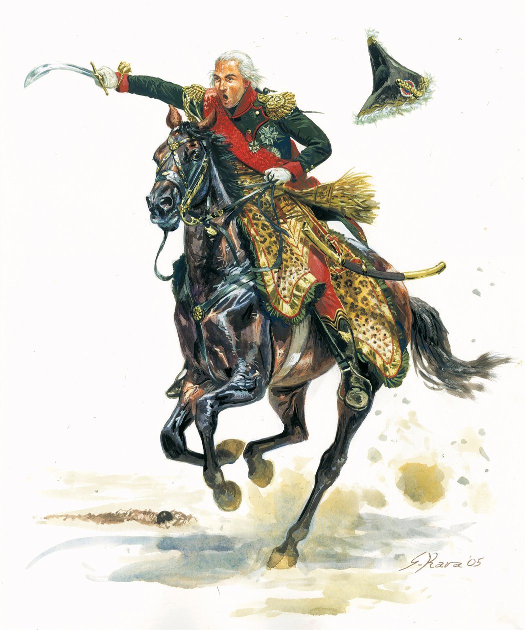 Ensimmäinen valtakunta: Istrian herttuan Jean Baptiste Bessieresin (1768-1813) vastuualue - Jean-Baptiste Bessieres tekijältä Giuseppe Rava