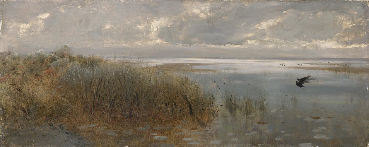 Merimaisema Napolin ympäristössä tekijältä Giuseppe de Nittis