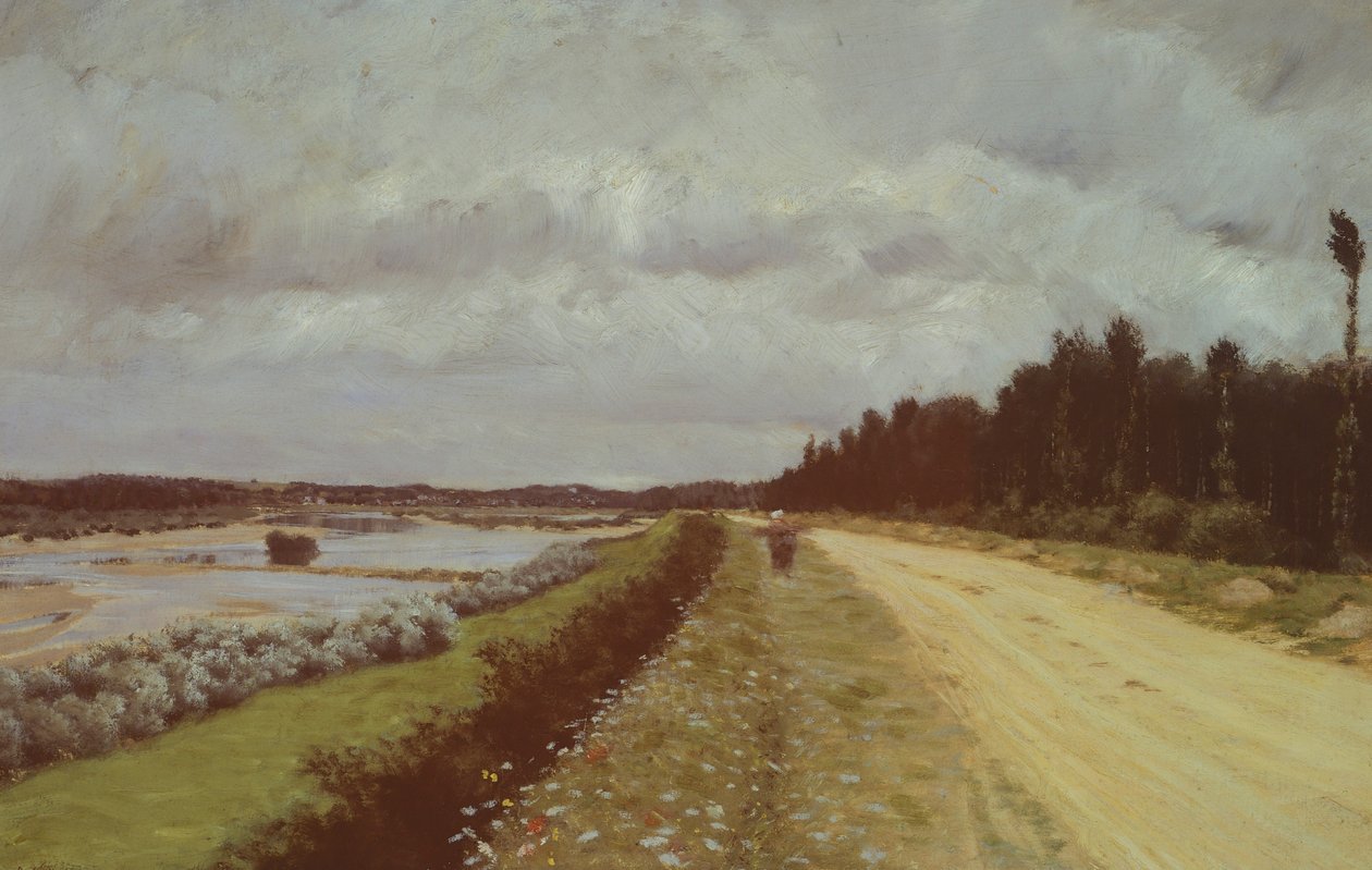 Maatie Ofantoa pitkin, kirjoittanut Giuseppe de Nittis tekijältä Giuseppe or Joseph de Nittis