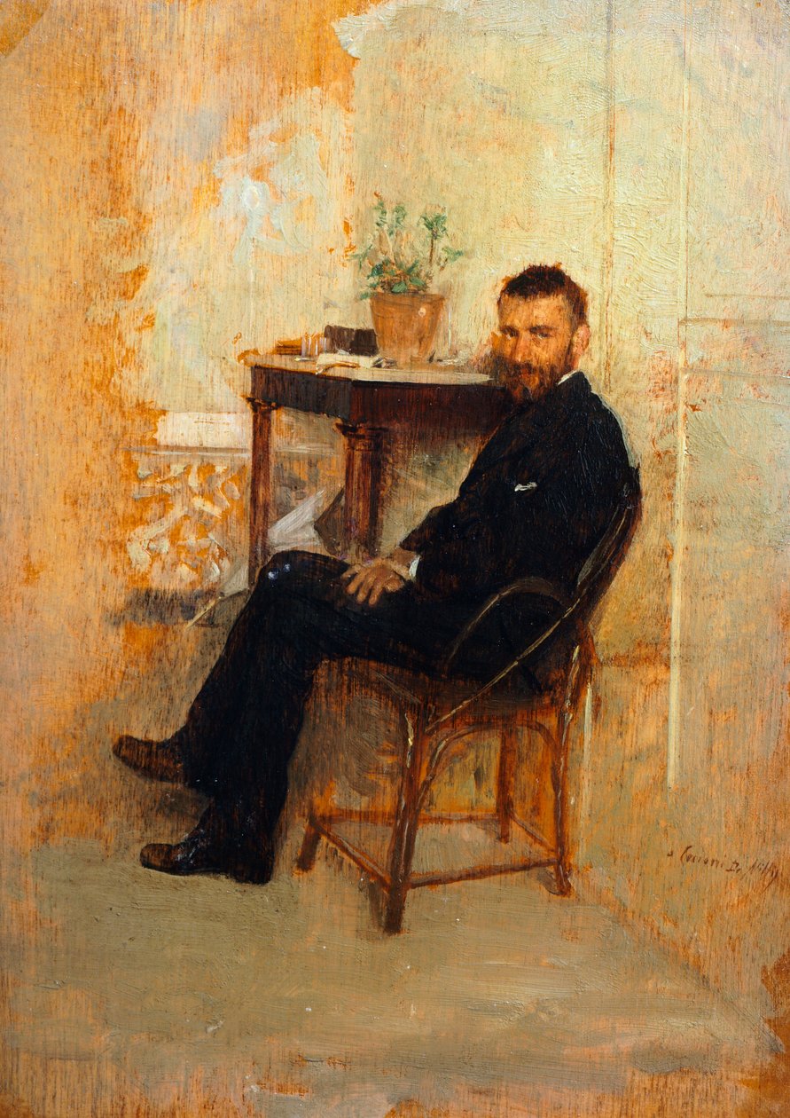 Valmentajan huipulta, kirjoittanut Giuseppe de Nittis (1846-1884) tekijältä Giuseppe or Joseph de Nittis