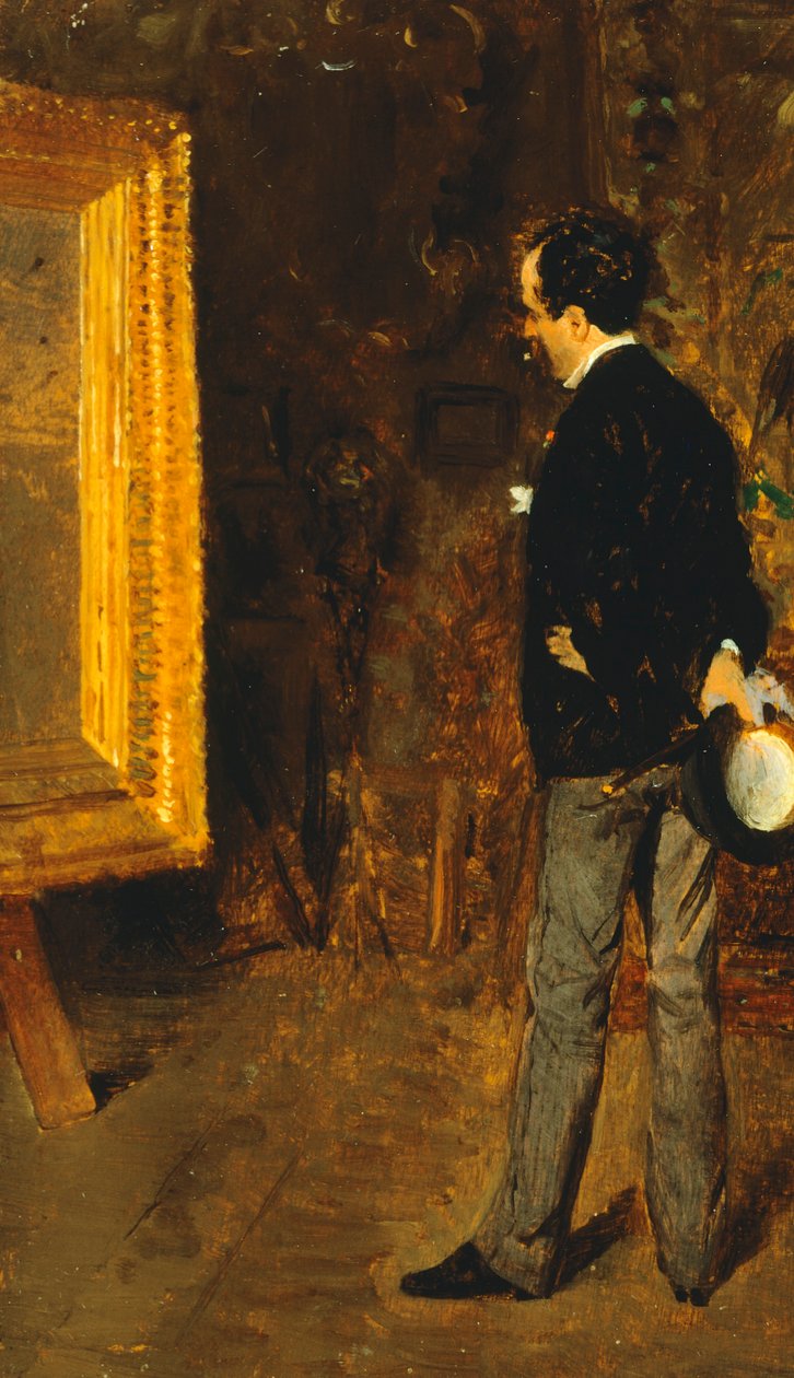 Muotokuva toimittaja Martino Cafierosta, kirjoittanut Giuseppe de Nittis tekijältä Giuseppe or Joseph de Nittis