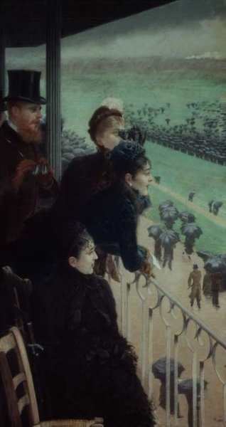 Kilpailut Auteuilissa (osa triptyykkiä) tekijältä Giuseppe or Joseph de Nittis
