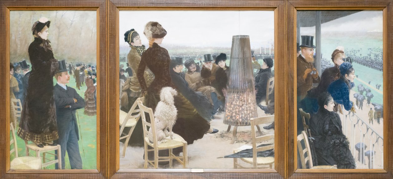 Kisat Bois de Boulognessa tekijältä Giuseppe or Joseph de Nittis