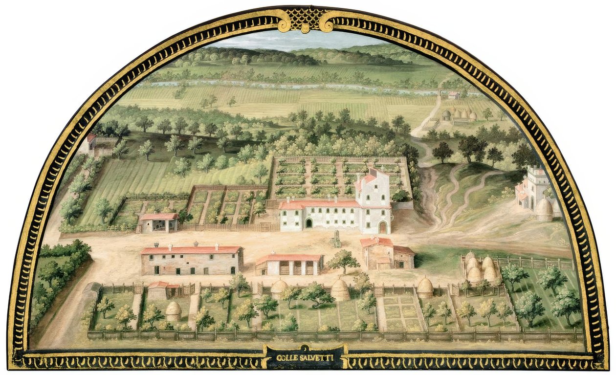 Villa Medicea di Collesalvetti tekijältä Giusto Utens