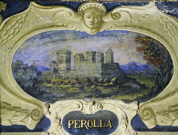 Perolla, sarjasta Cartouchs, joka kuvaa kuvia Conte Pannochieschi d