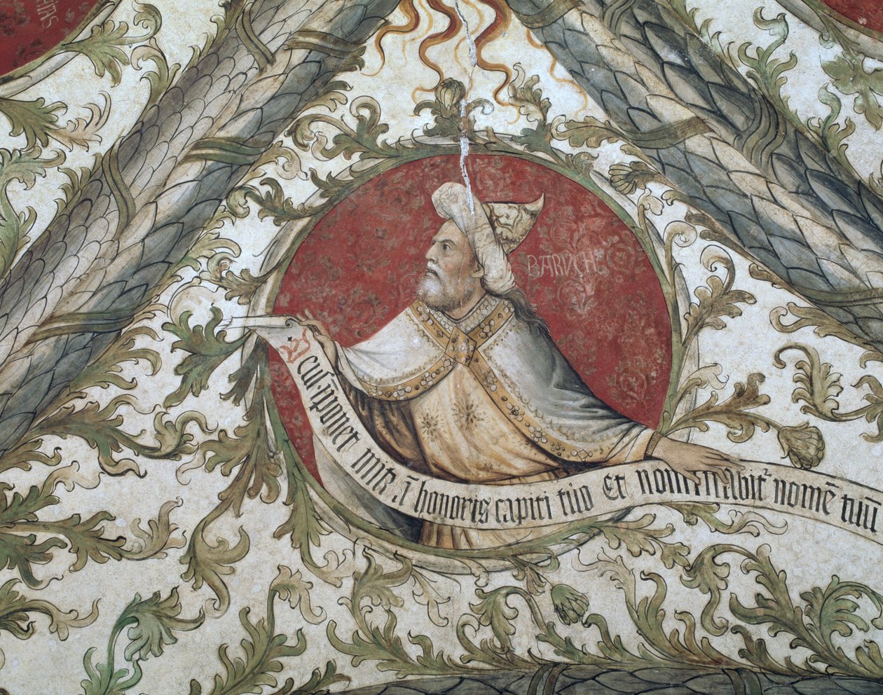 Profeetta Baruch, Loggia d "Annunciation", 1451 tekijältä Giusto dAllamagna
