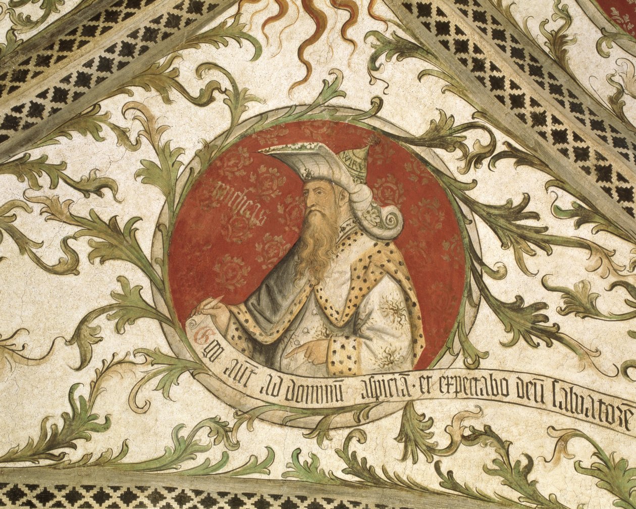 Profeetta Miika, Loggia d "Annunciation", 1451 tekijältä Giusto dAllamagna