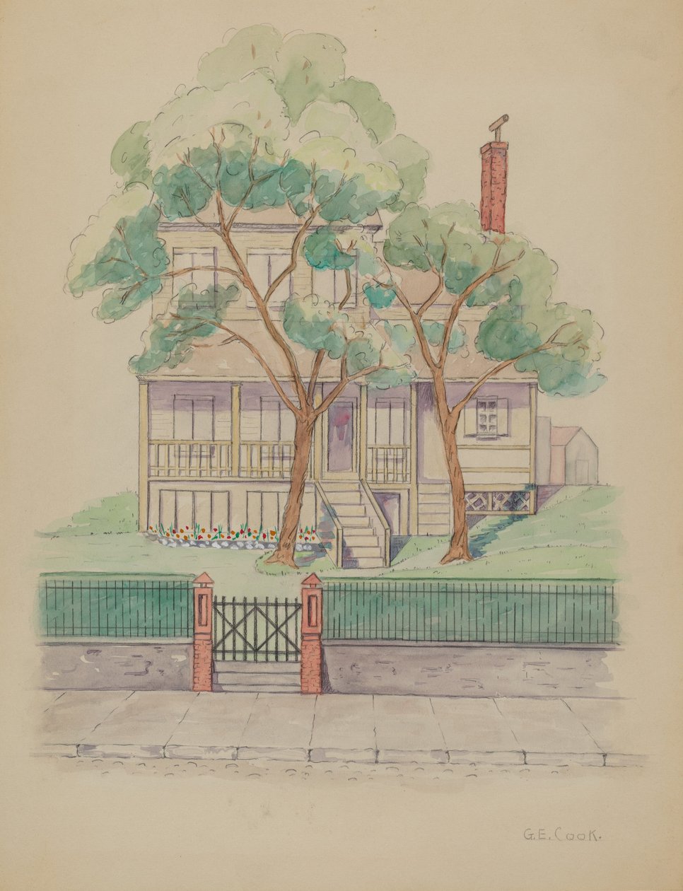 Stewart House, n. 1936. tekijältä Gladys Cook