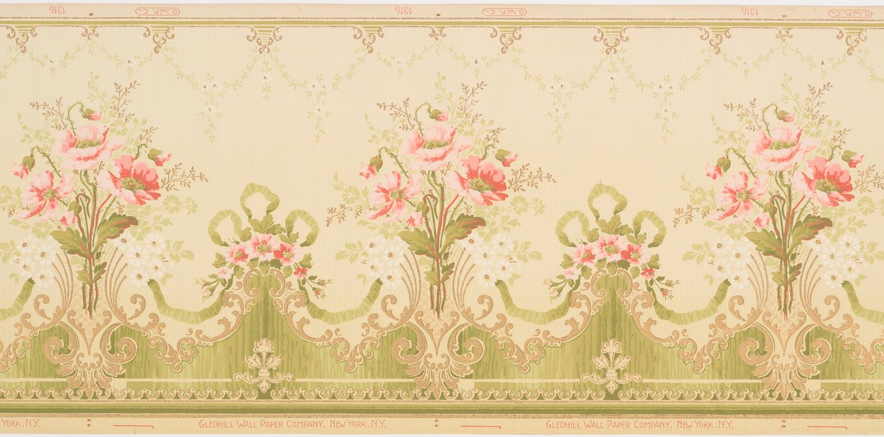 Frieze (USA), 1900–15 tekijältä Gledhill Wall Paper Co.