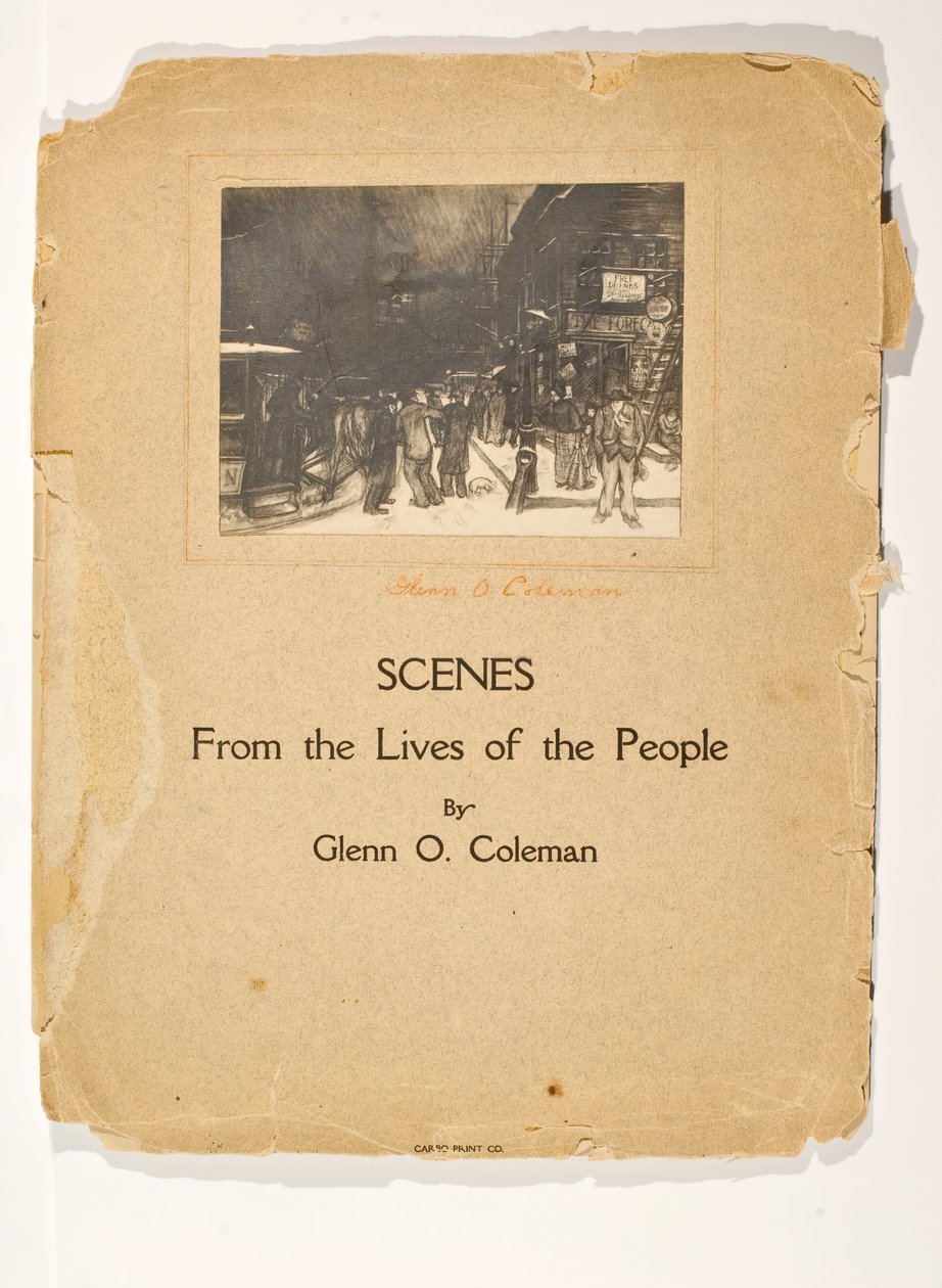 Kohtauksia ihmisten elämästä, Portfolio Nimetön, c. 1905-1906. tekijältä Glenn O Coleman