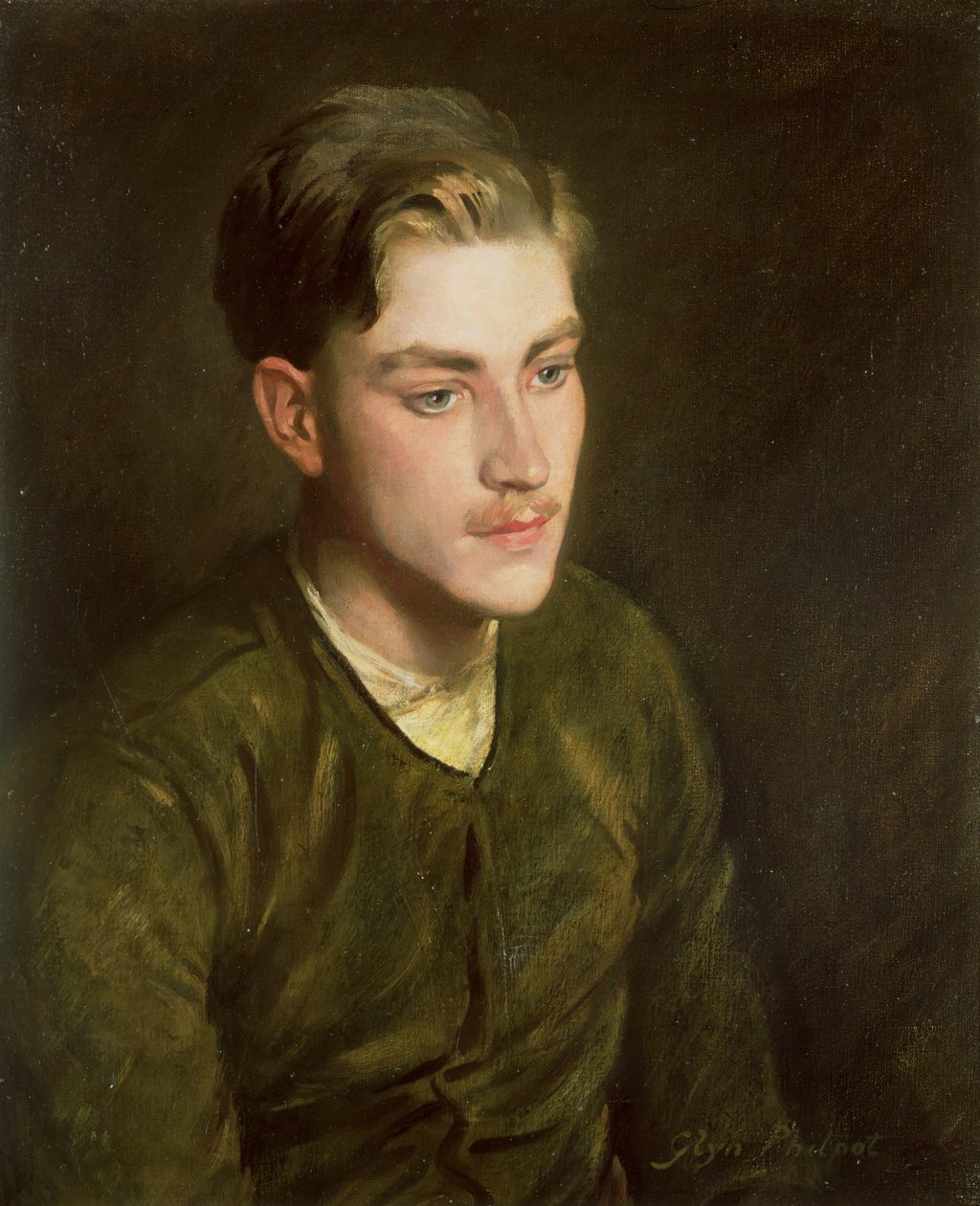 Mies lentävässä takissa, 1916 tekijältä Glyn Warren Philpot