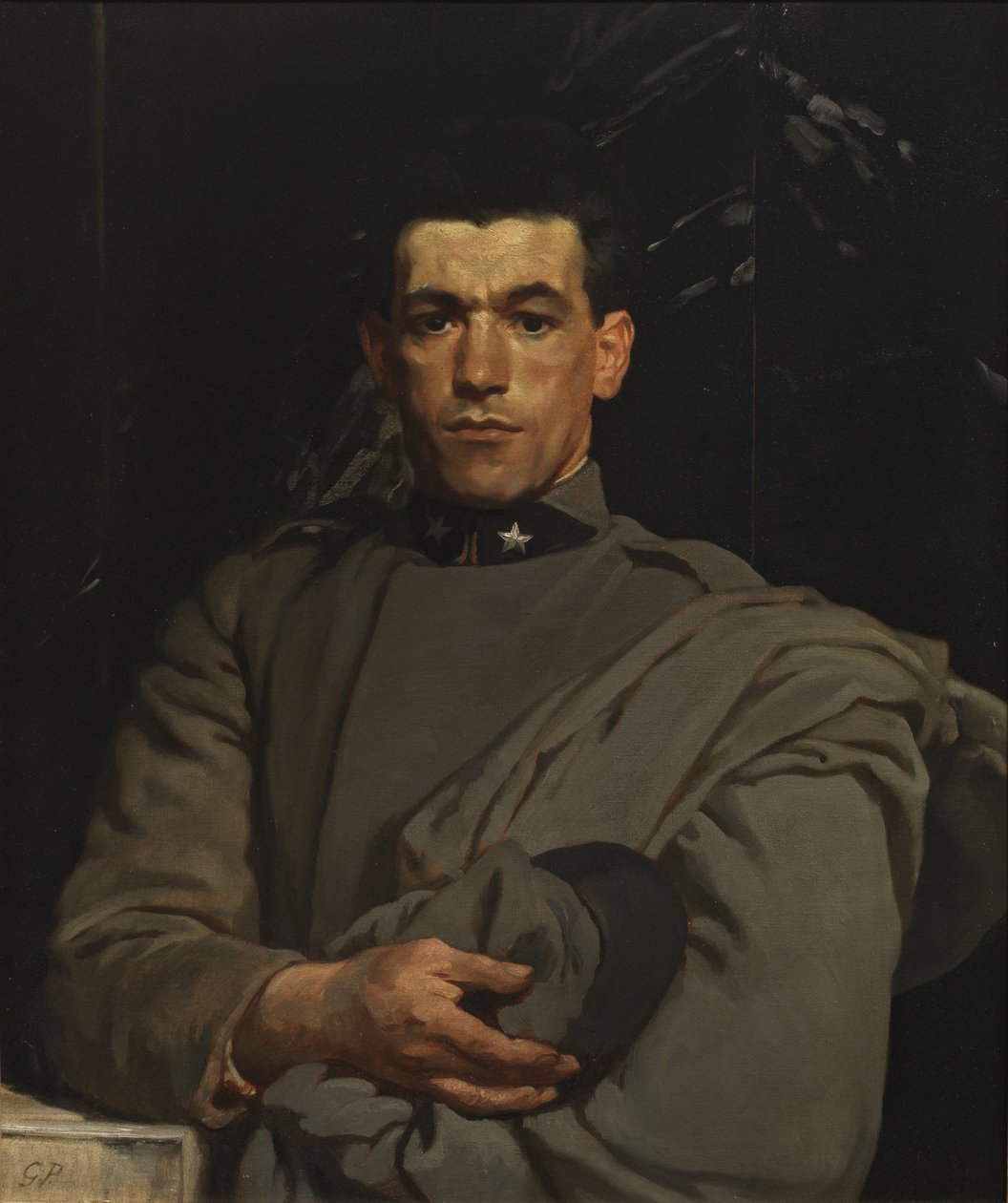 Italialainen sotilas nro 2, n. 1918 (öljy kankaalle) tekijältä Glyn Warren Philpot