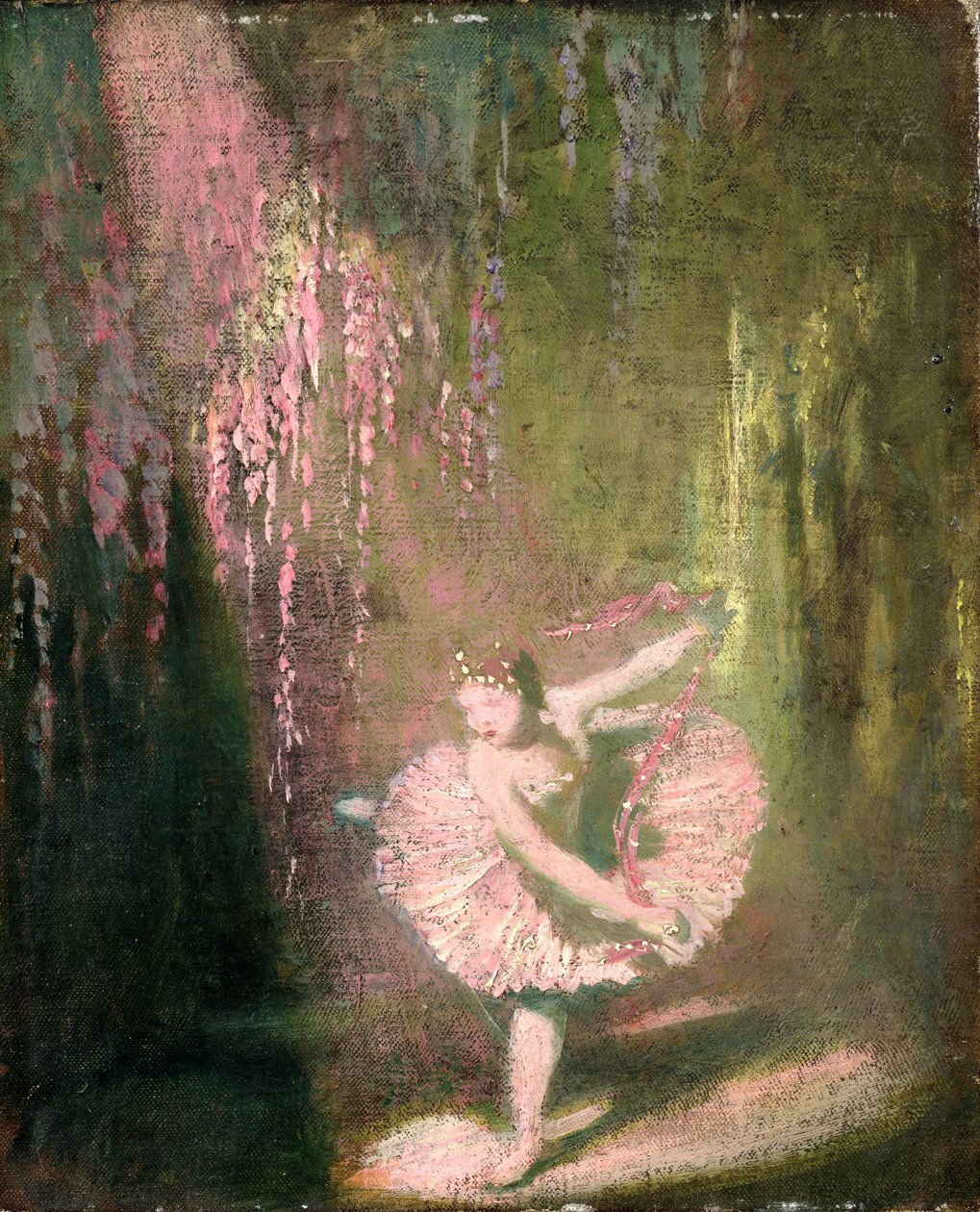 Sokeri-luumukeijun tanssi, 1908-9 (öljy kankaalle) tekijältä Glyn Warren Philpot