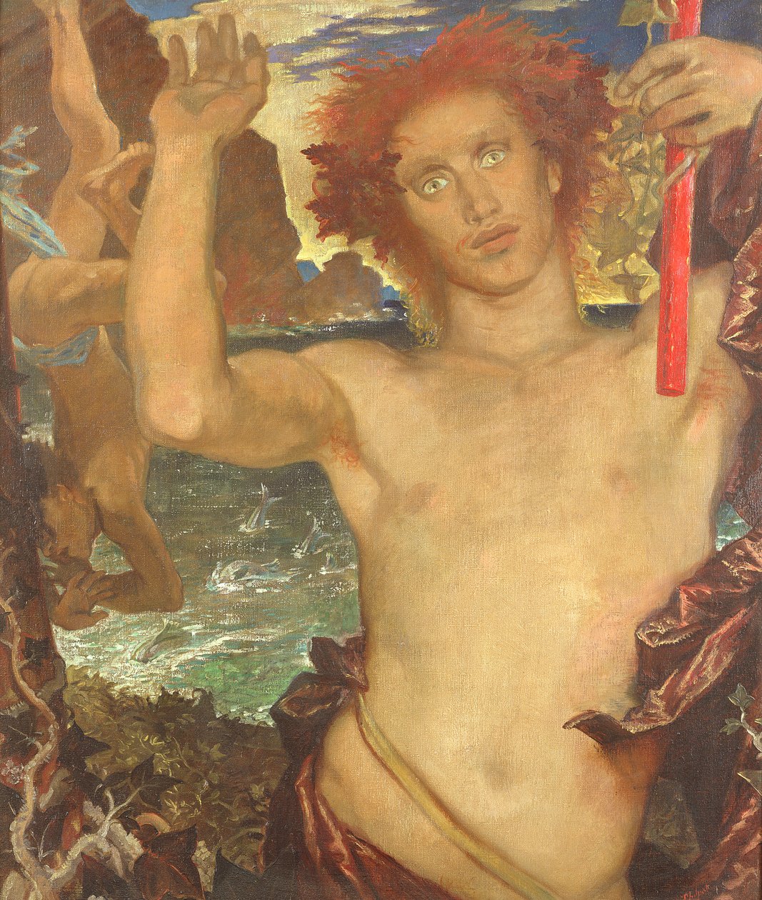 Dionysoksen muutos ennen Tyrrhenan merirosvoja, 1924 tekijältä Glyn Warren Philpot