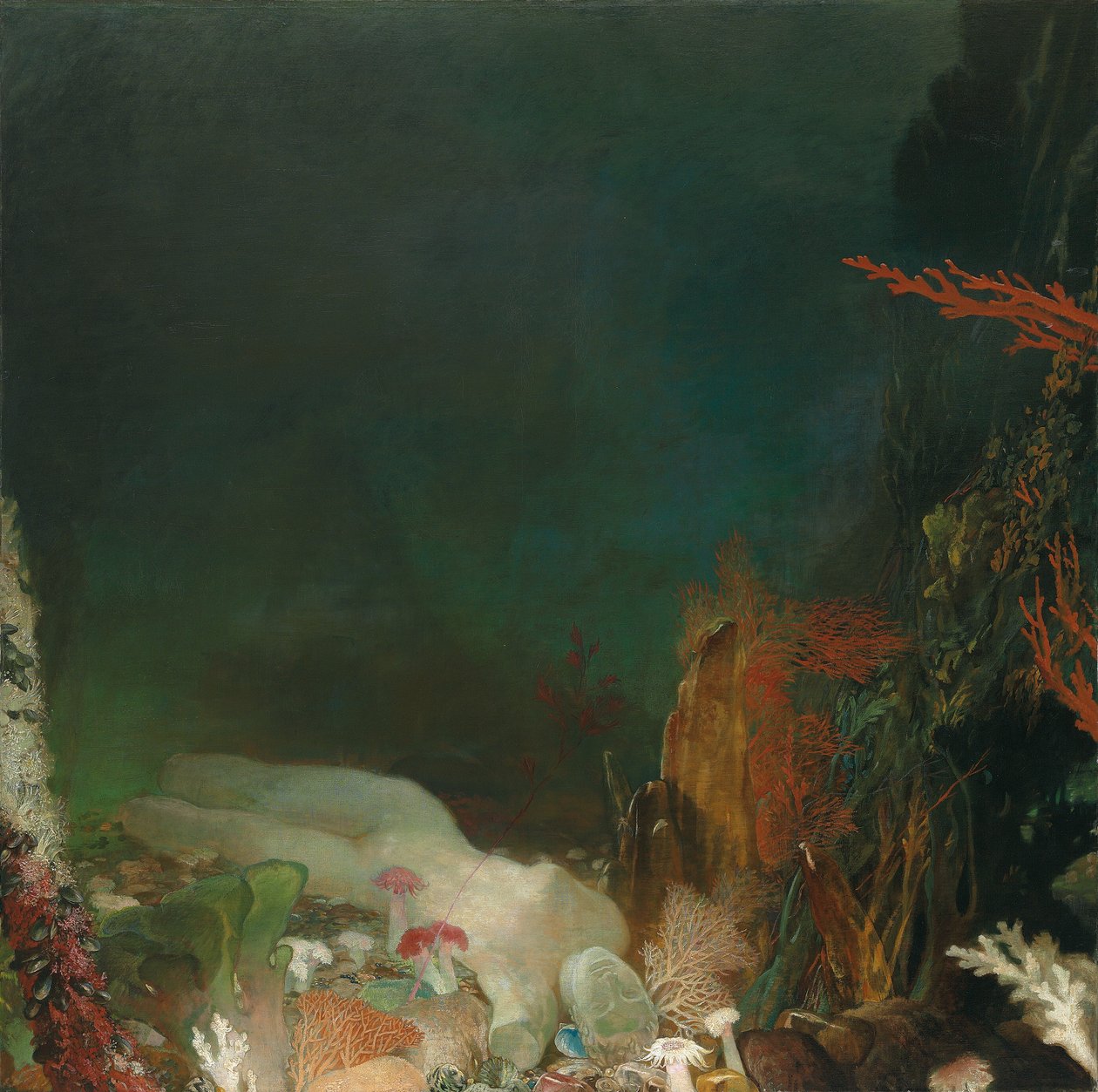 Meren alla, n. 1914-1918 (öljy kankaalle) tekijältä Glyn Warren Philpot