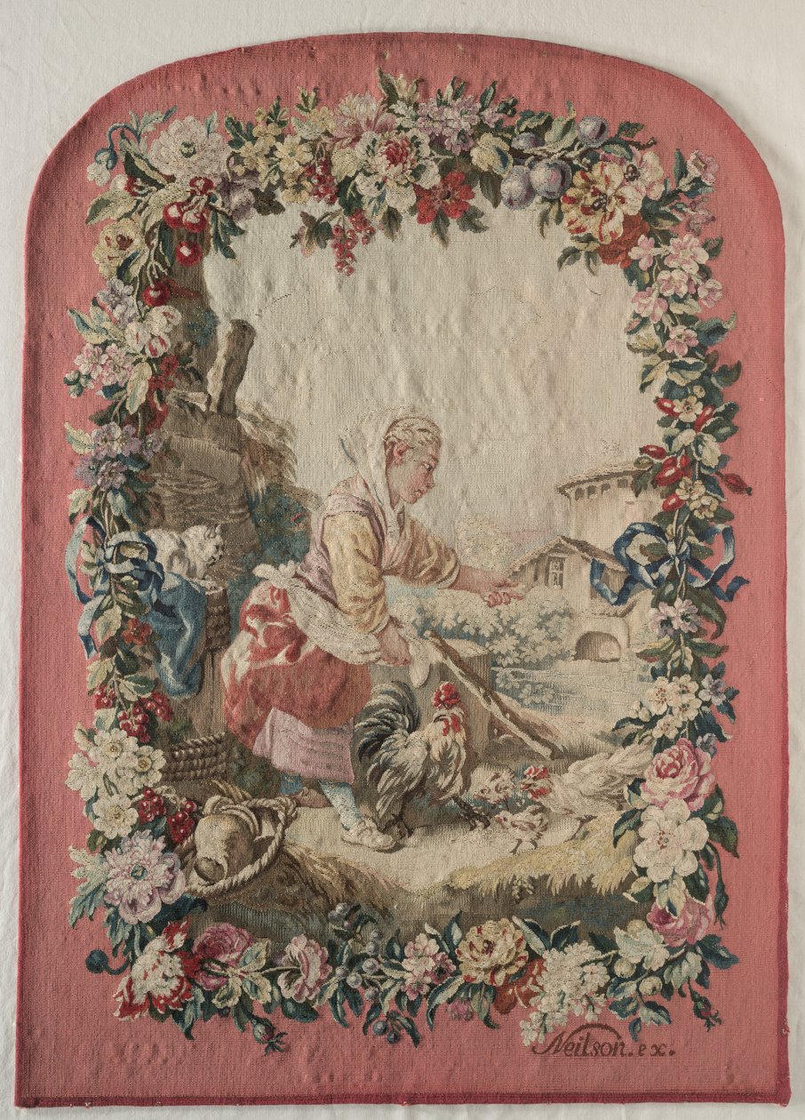 Fire Screen Panel, c. 1775. tekijältä Gobelins Jacques Neilson