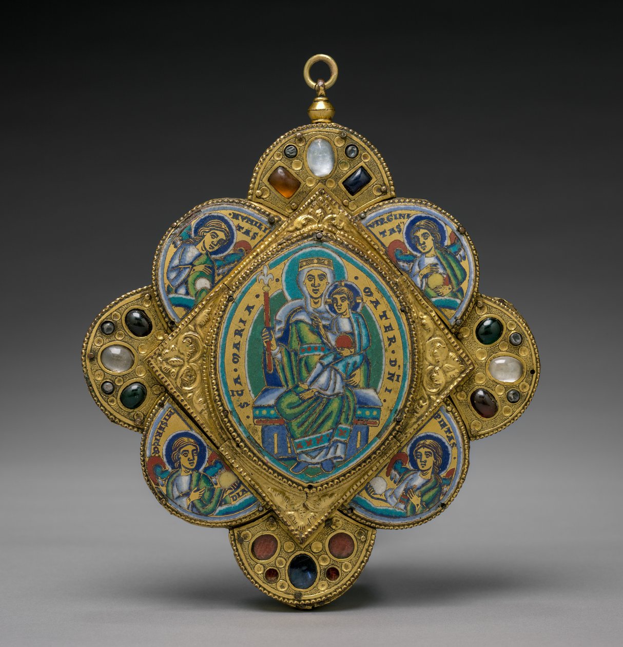 Riipus Neitsyt ja lapsi, n. 1160-1170. tekijältä Godefroid de Huy